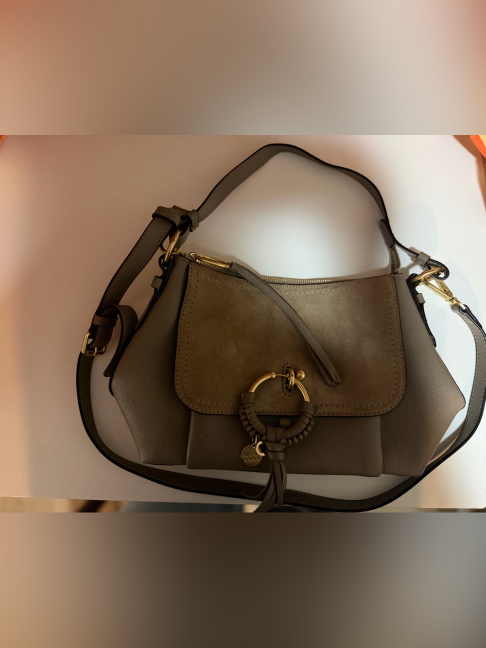 See by Chloe Joan Handbag - small in grey color - Picture 5 of 15